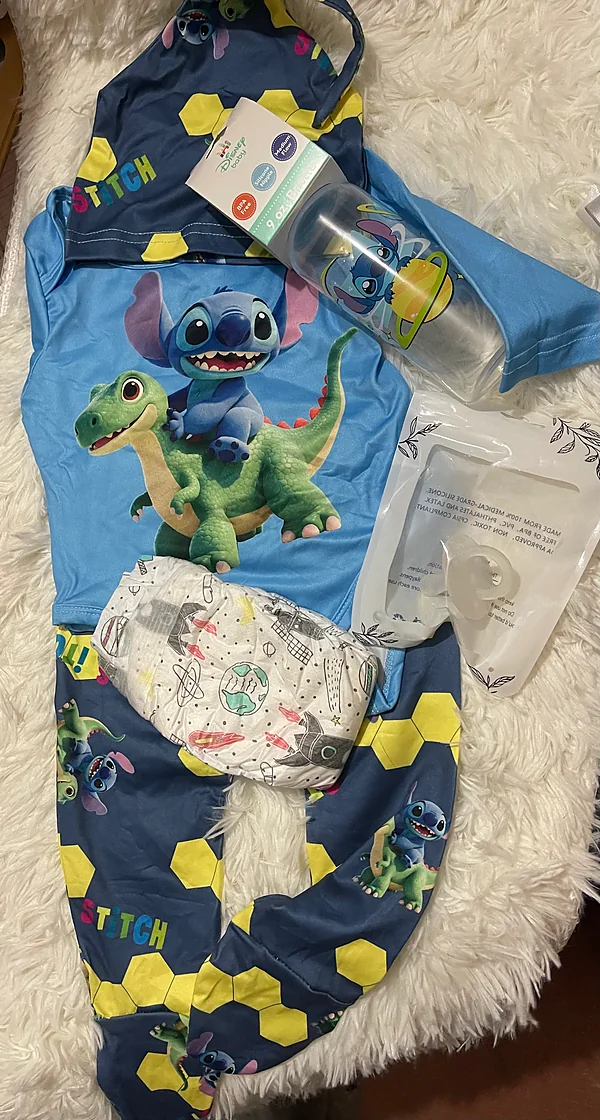 stitch theme cordinate reborn doll accessory