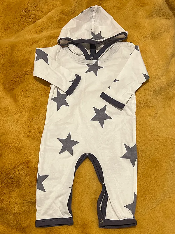 0-3 month star romper reborn doll accessory