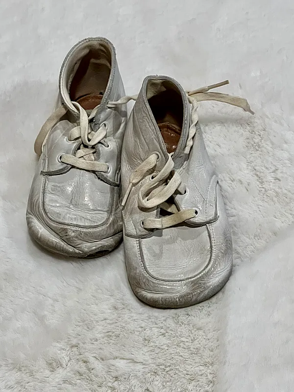 2-1/2 ee vintage shoes reborn doll accessory