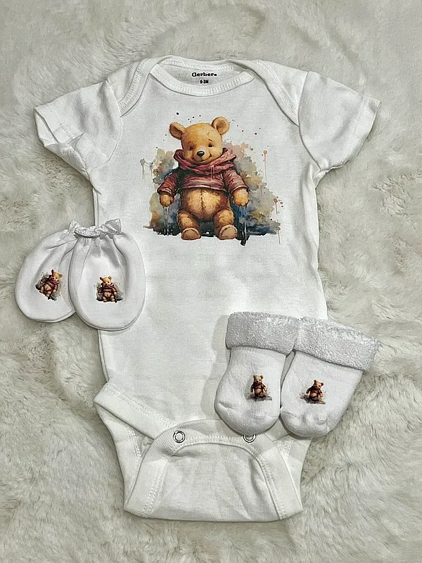 choose size pooh set reborn doll accessory