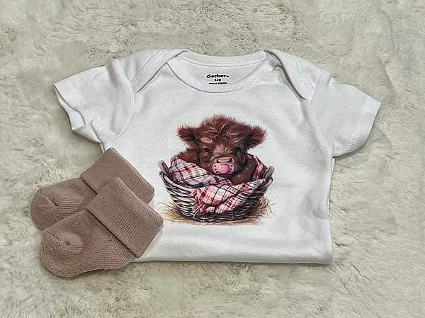 0-3 burgundy highland reborn doll accessory