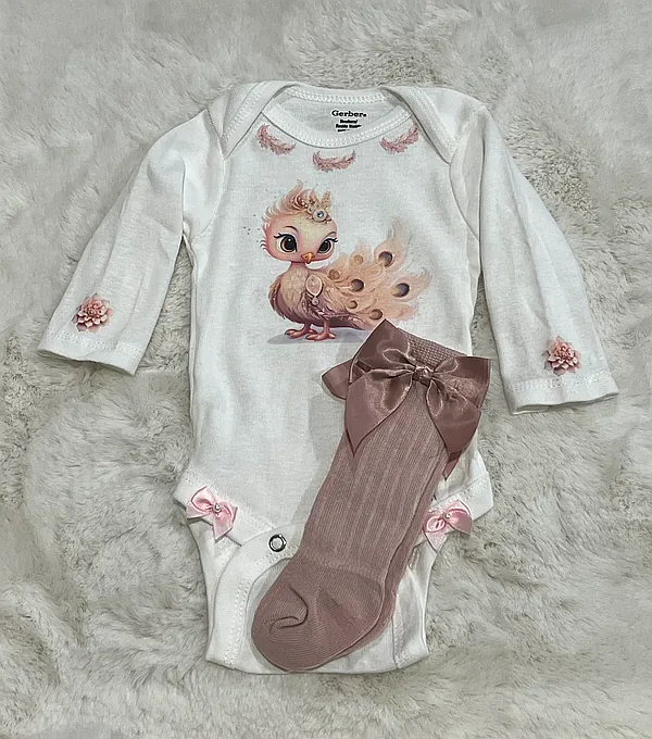 peacock option reborn doll accessory