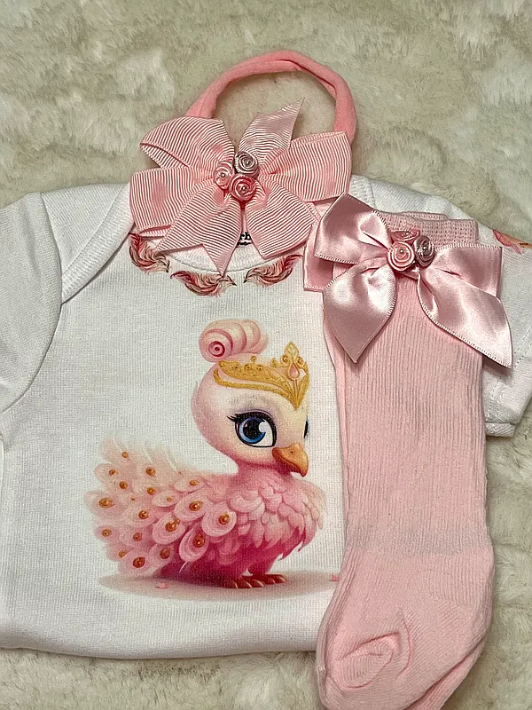 peacock embellished set d reborn doll accessory