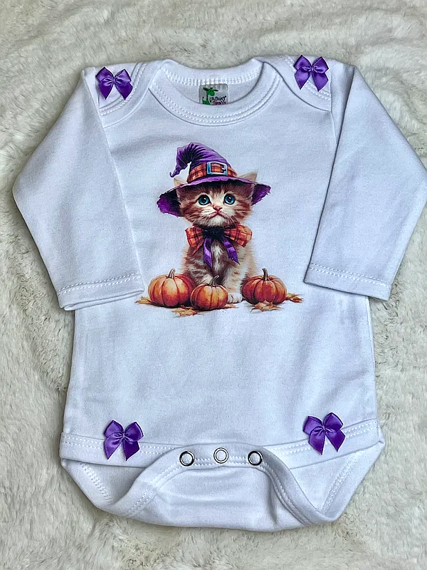 halloween orange kitten reborn doll accessory