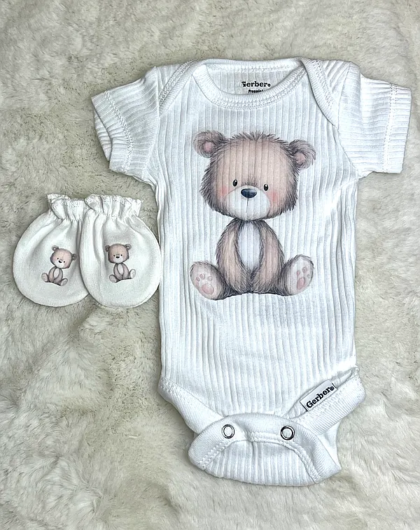 woodland bear boy set reborn doll accessory