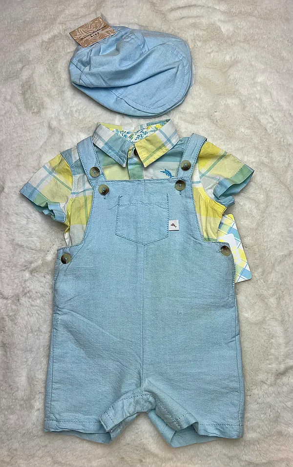 0-3 blue/yellow short set reborn doll accessory