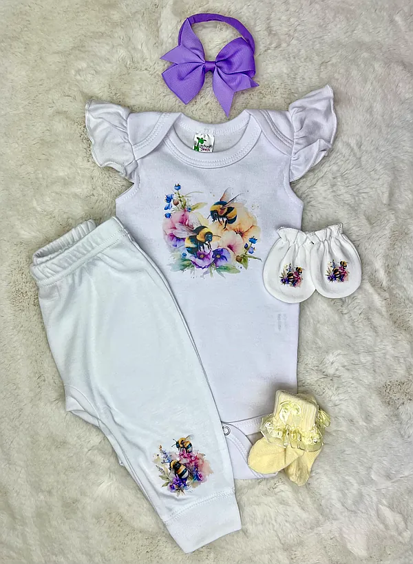 0-3 bumblebee set reborn doll accessory