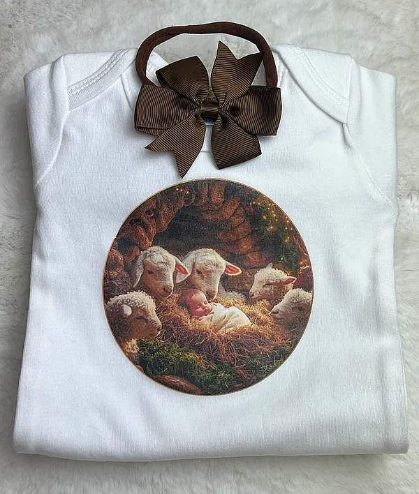 0-3 month nativity girl set reborn doll accessory