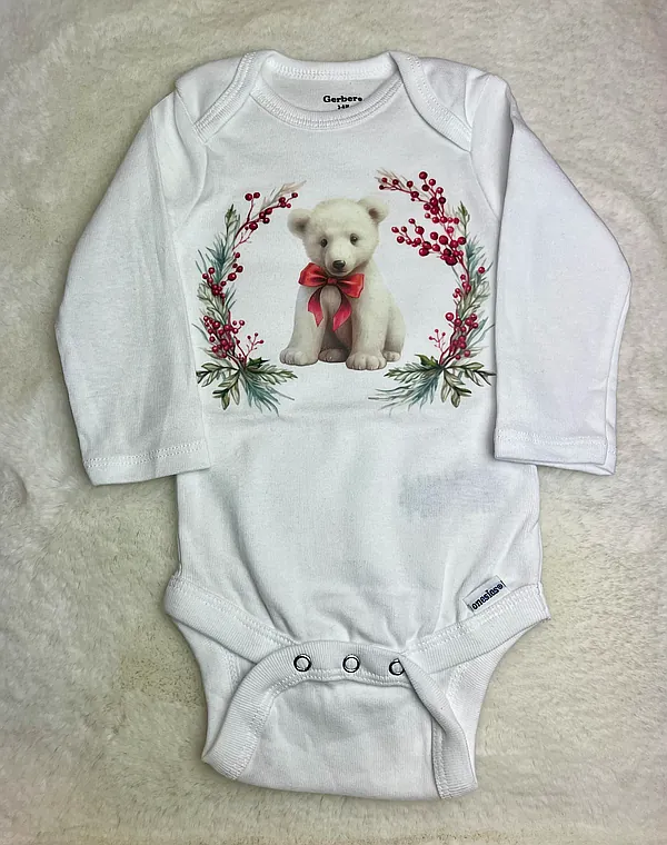 3-6 christmas bear reborn doll accessory
