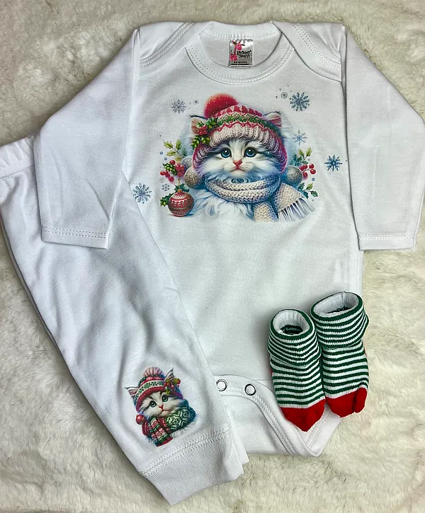 christmas kitten set 3 reborn doll accessory