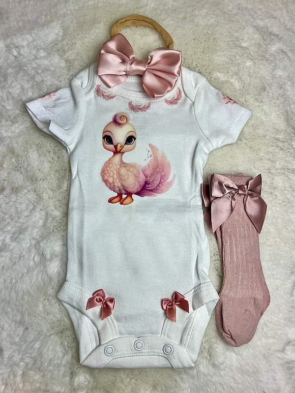 preemie peacock embellished set reborn doll accessory