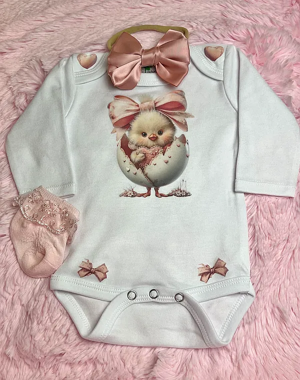 heart chick set reborn doll accessory