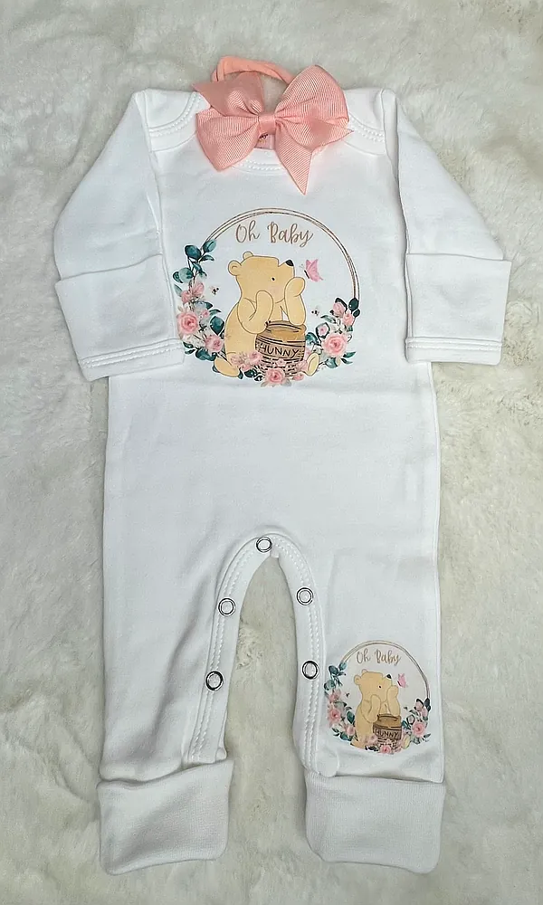 nb pooh bear set. reborn doll accessory
