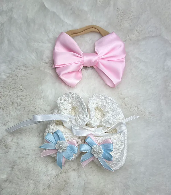 nb pink/white/blue set reborn doll accessory