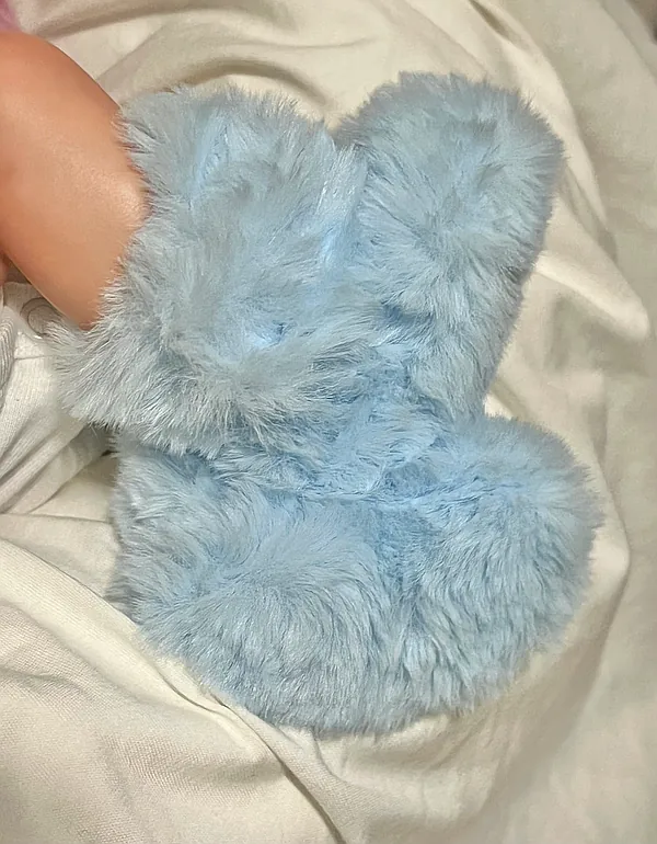 blue booties reborn doll accessory