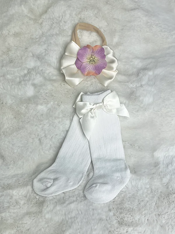 pr/nb off white set reborn doll accessory