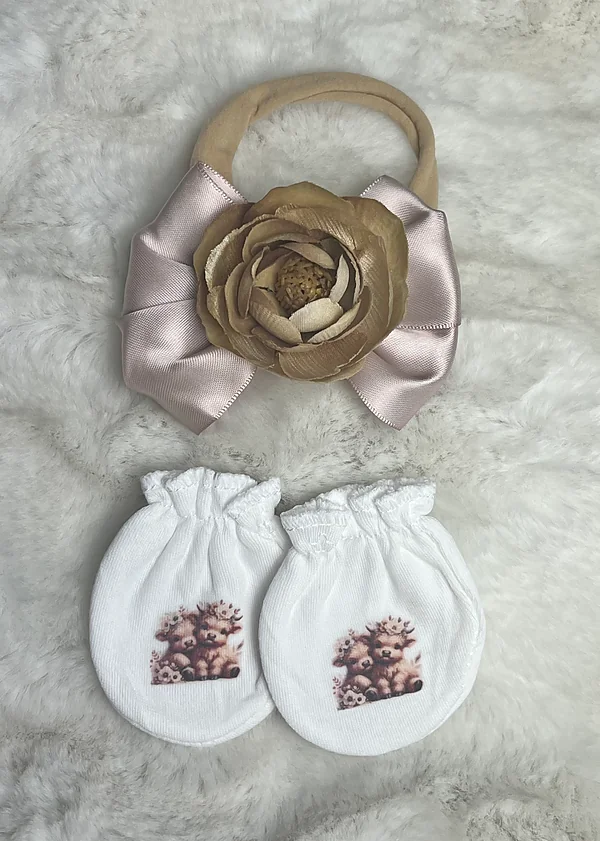 nb beige acc set reborn doll accessory