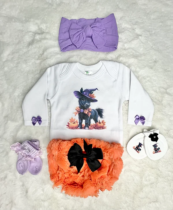 baby girl halloween pony set reborn doll accessory