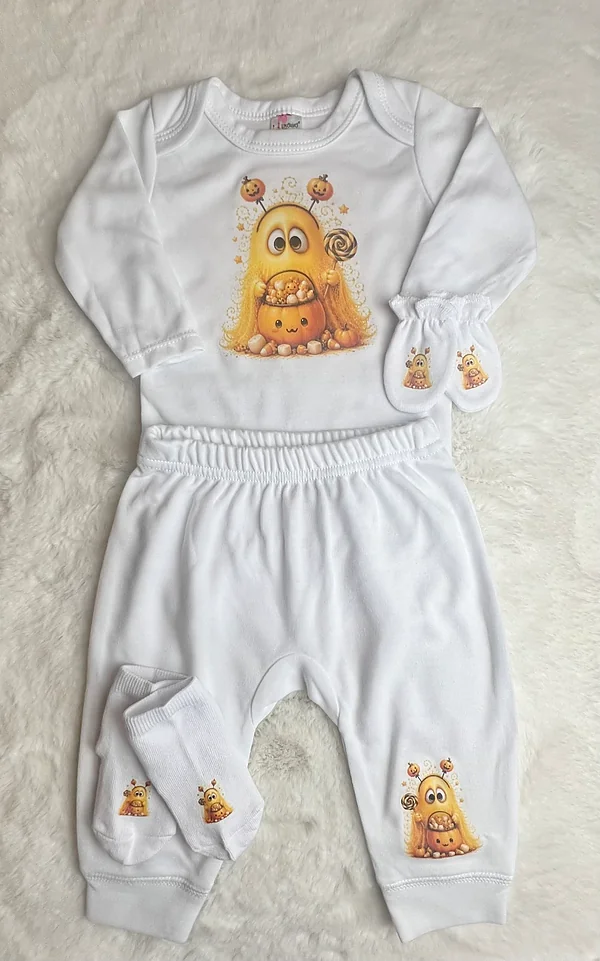 0-3 yellow ghost boy full set reborn doll accessory
