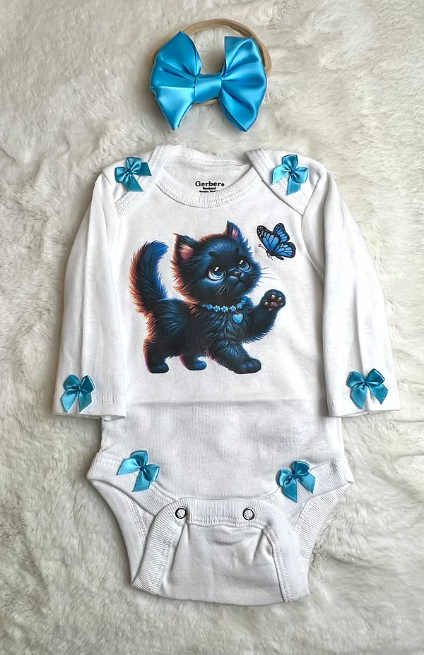 nb black kitten set reborn doll accessory