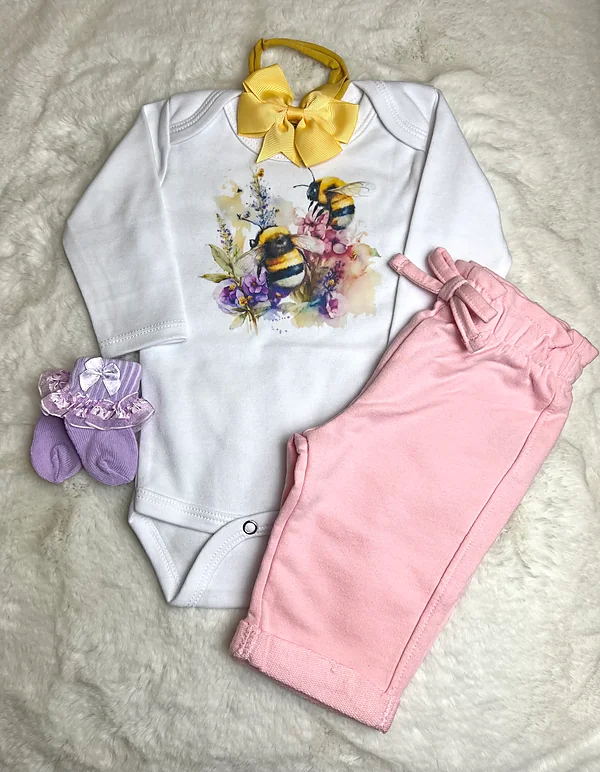 nb 3pc bumblebee set reborn doll accessory