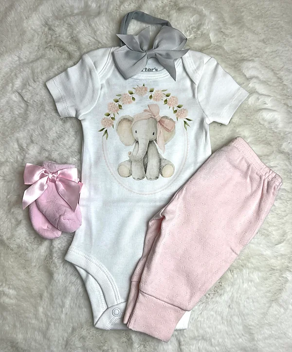 elephant set reborn doll accessory by carries ball babies