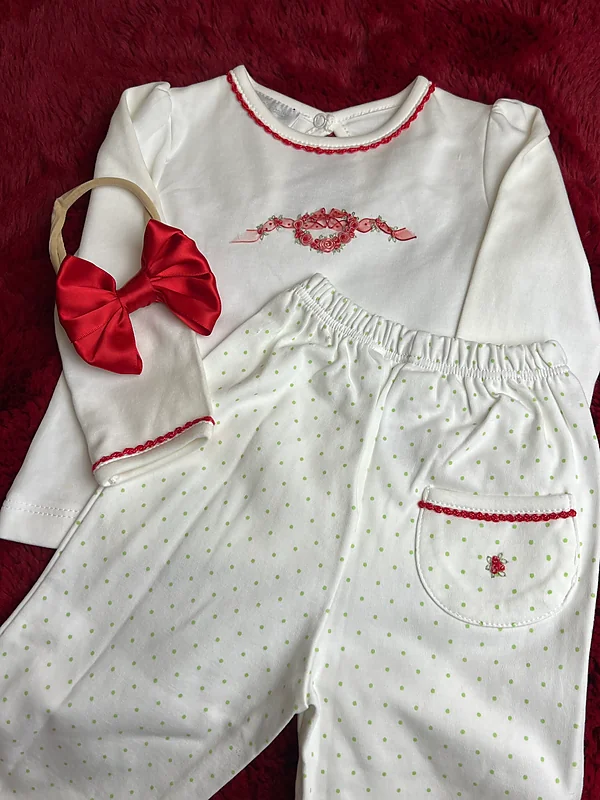 girl christmas wreath set reborn doll accessory