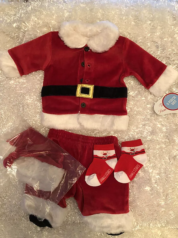baby santa reborn doll accessory