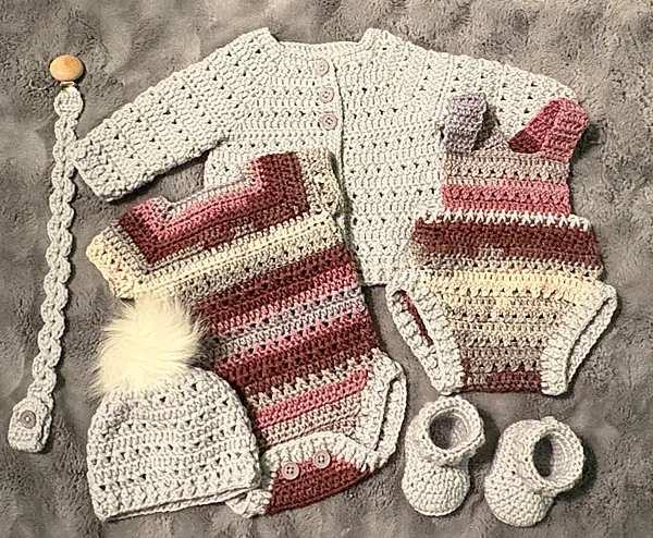 6pc nb outfit reborn doll accessory