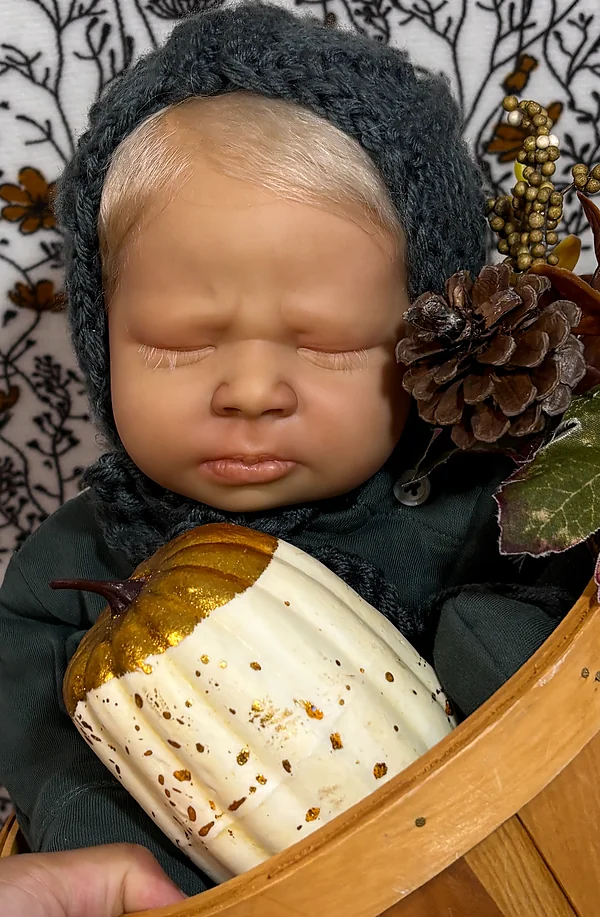 mary asleep reborn doll