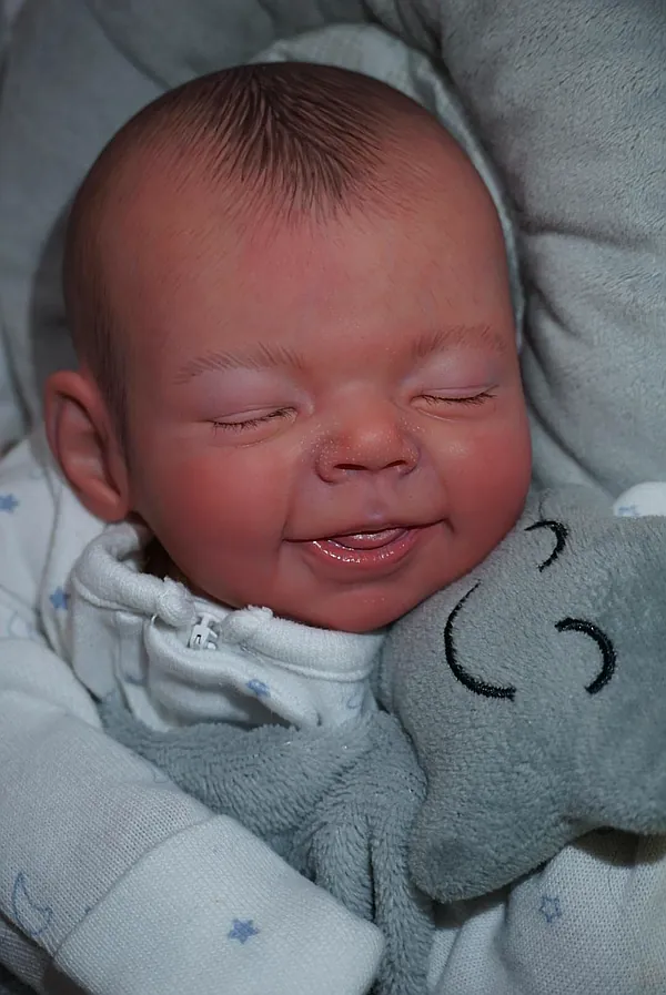 willow reborn doll by caitlin abercrombie (bundle of joy nursery) - 18 inches (45.72 cm) (#218686)