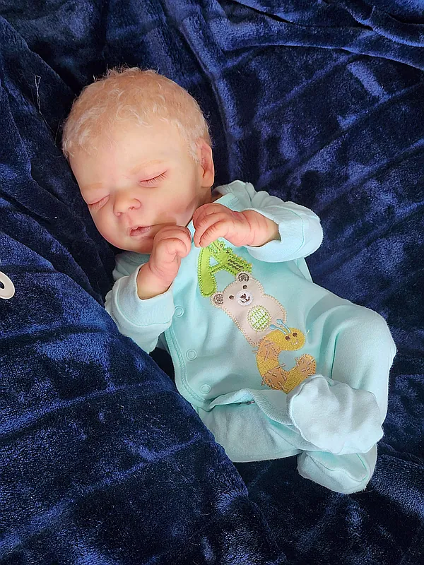 darren asleep reborn doll by reborn and silicone nathalie farley