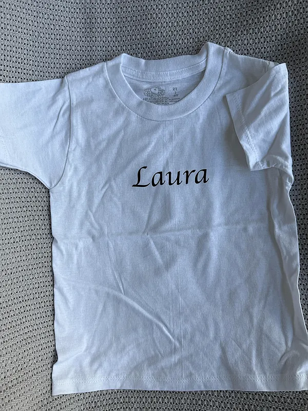 laura t shirt reborn doll accessory