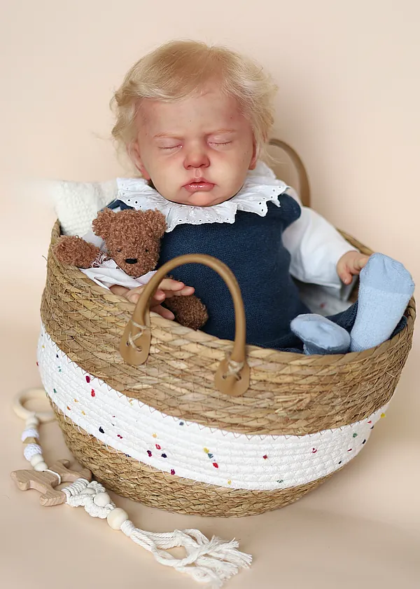 cameron asleep reborn doll by anna khvorost reborns