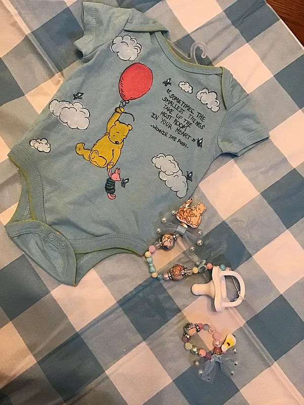 fancy classic pooh reborn doll accessory
