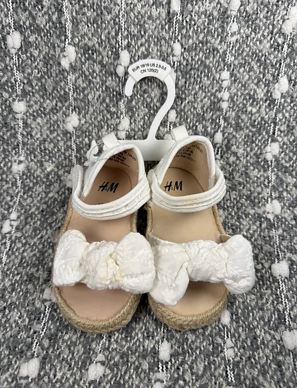 h&m sandals reborn doll accessory