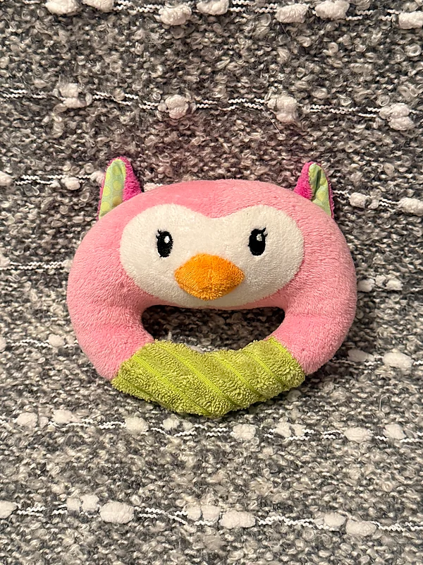 pink owl reborn doll accessory