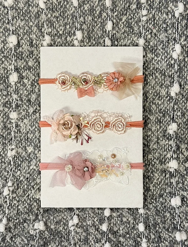 handmade headwraps reborn doll accessory