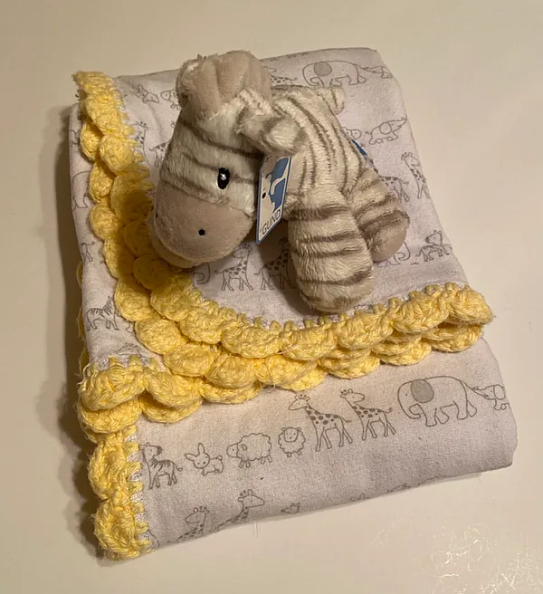 snug/hug baby blanket reborn doll accessory