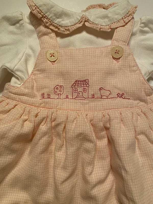 ralph lauren 2pc. dress reborn doll accessory