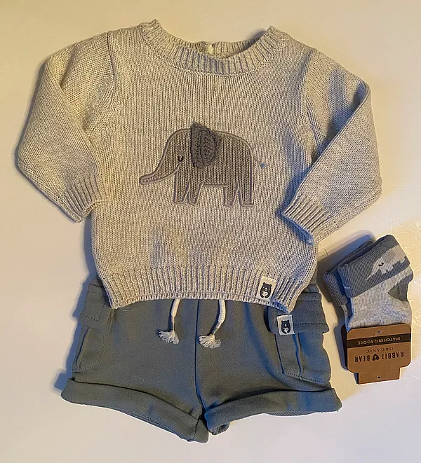 baby boys 3pc.outfit reborn doll accessory