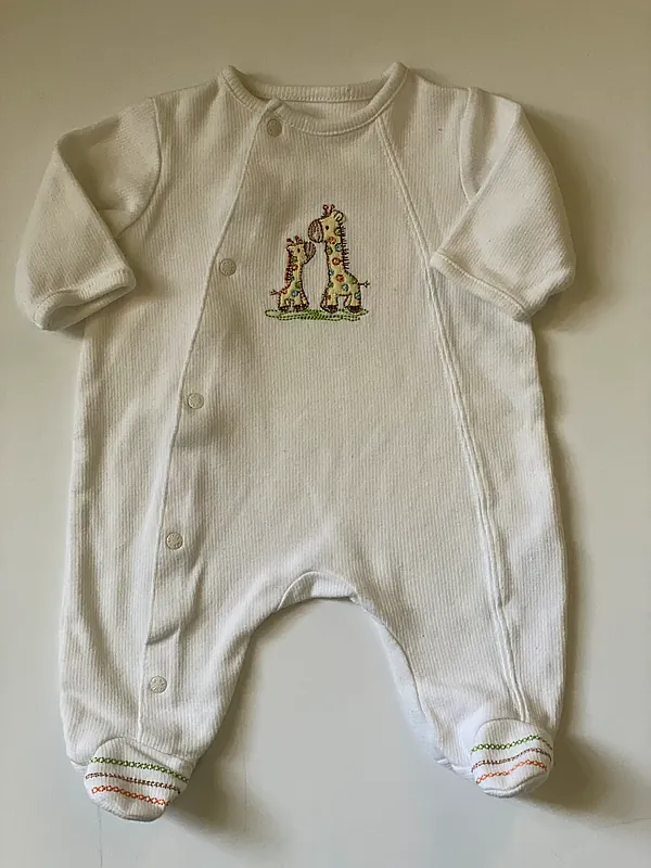 baby footie sleeper nb reborn doll accessory