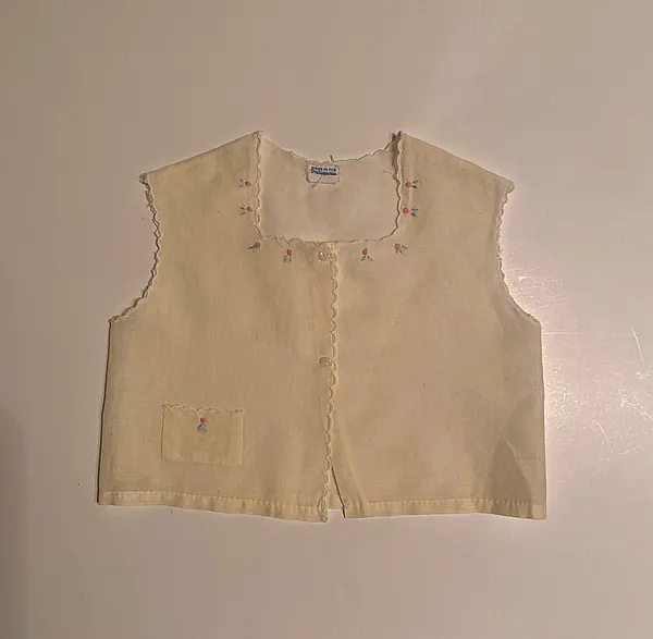 vintage embroidered diaper shirt reborn doll accessory by felicias reborn nursery (#211985)
