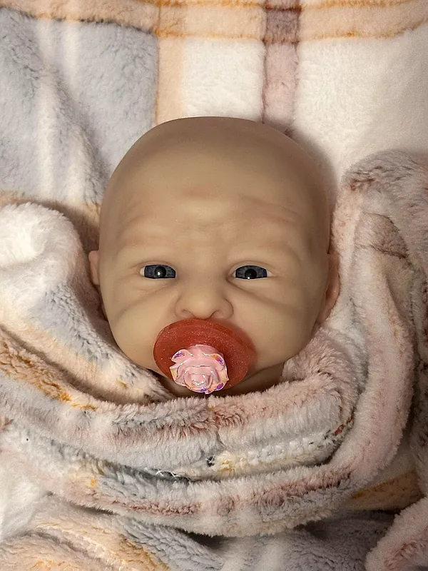 pink rose preemie paci reborn doll accessory
