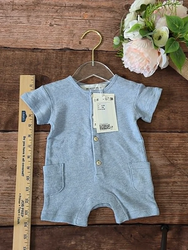 pre h&m blue romper reborn doll accessory