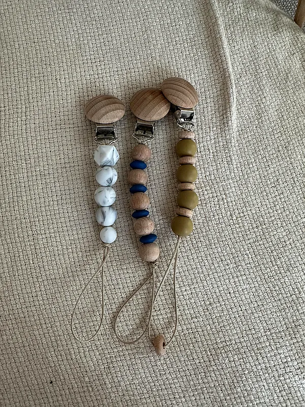 pacifier clip set d reborn doll accessory