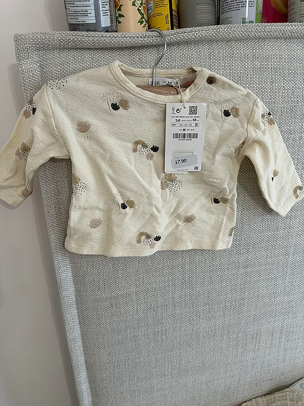 zara top 3-6 reborn doll accessory