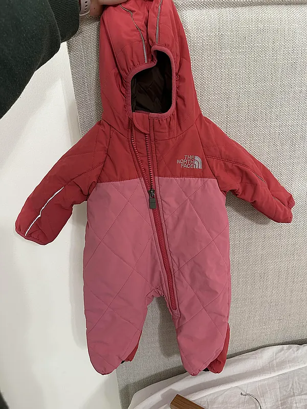 north face winter suit0-3 reborn doll accessory