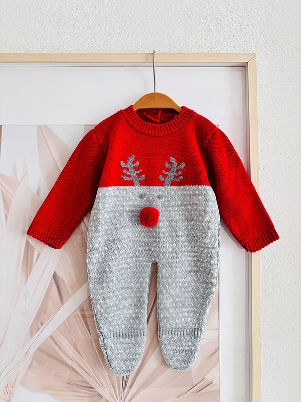 christmas knitromper reborn doll accessory