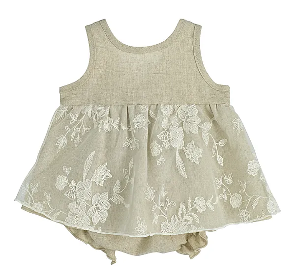 beige girl outfit reborn doll accessory